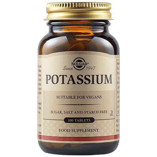 Solgar® POTASSIUM σε ταμπλέτες